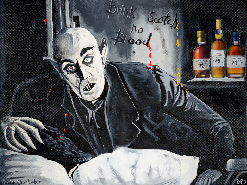 Drink Scotch no Blood Serie Bild 8/8 Titel:„Distractet by the Victims ́s House Bar“