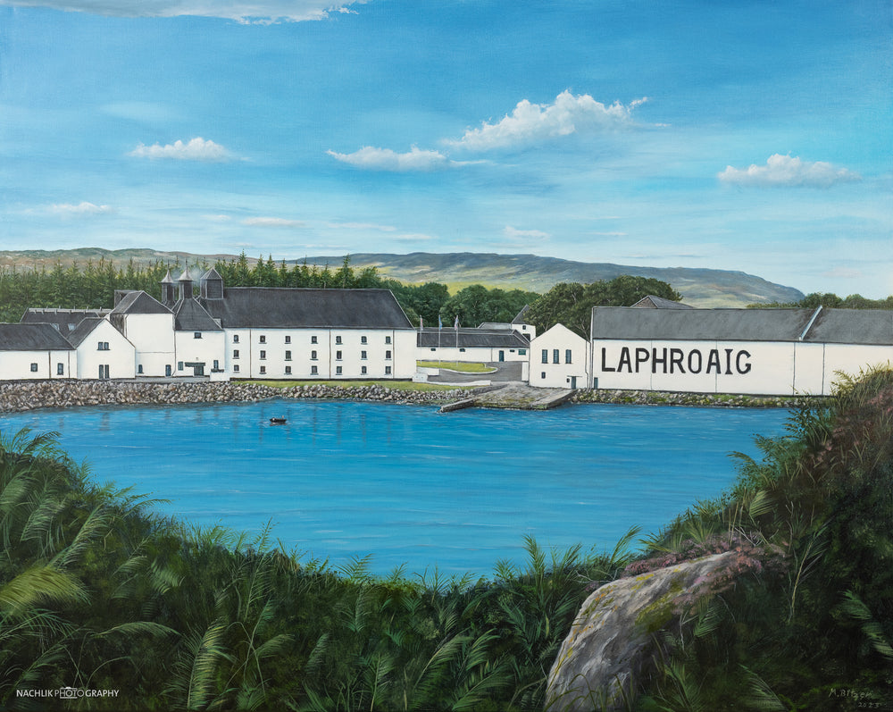 Laphroaig Distillery Kunstdruck (50cm x 40cm)