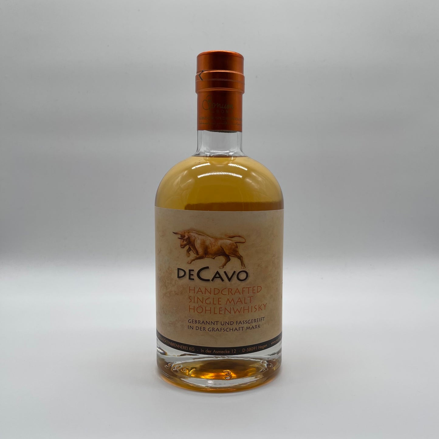 De Cavo Single Malt Whisky Single Cask Höhlen Whisky